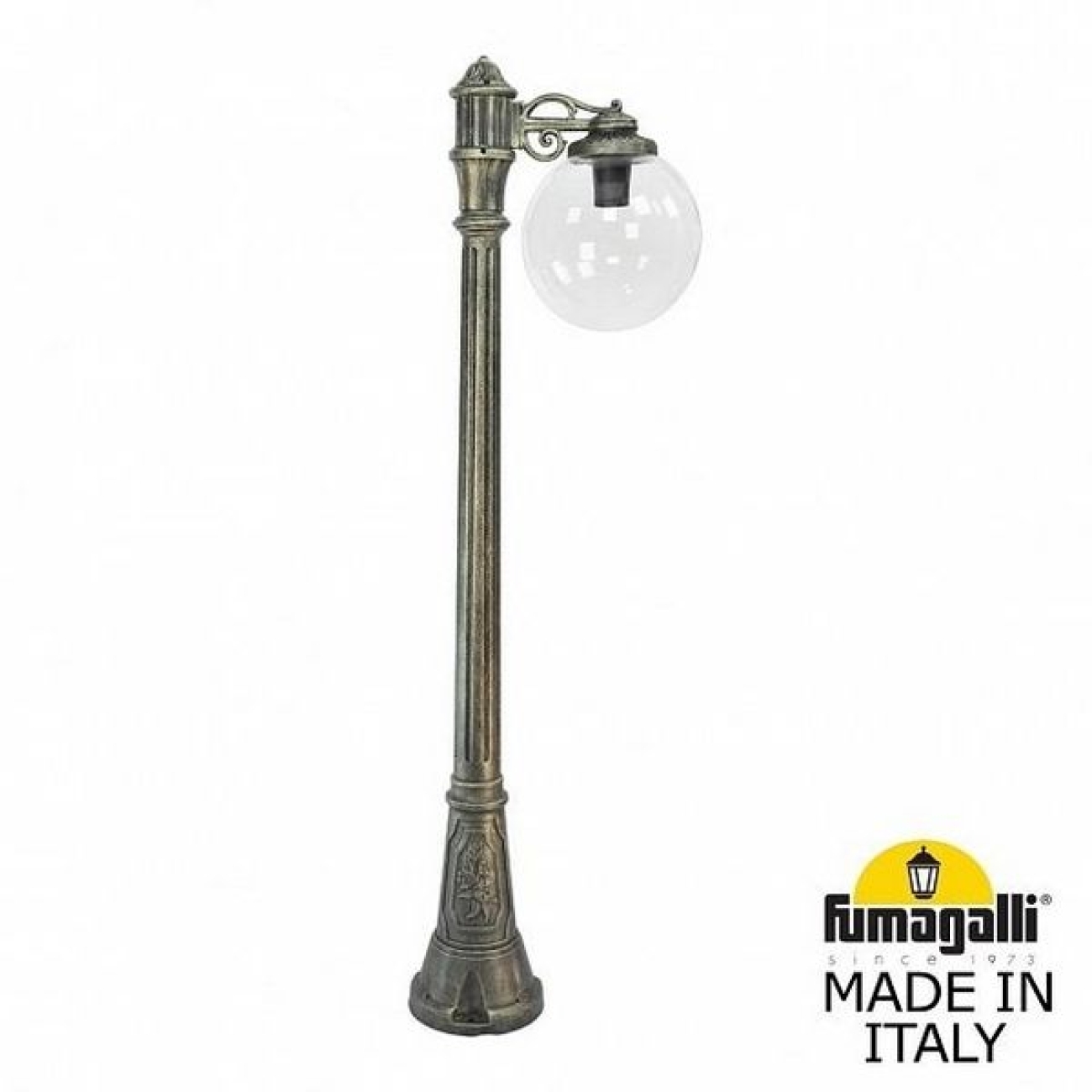 Наземный светильник IP55 уличный Fumagalli Artu BISSO/G300 1L. G30.158.S10.BXE27 в форме шара — фото 1