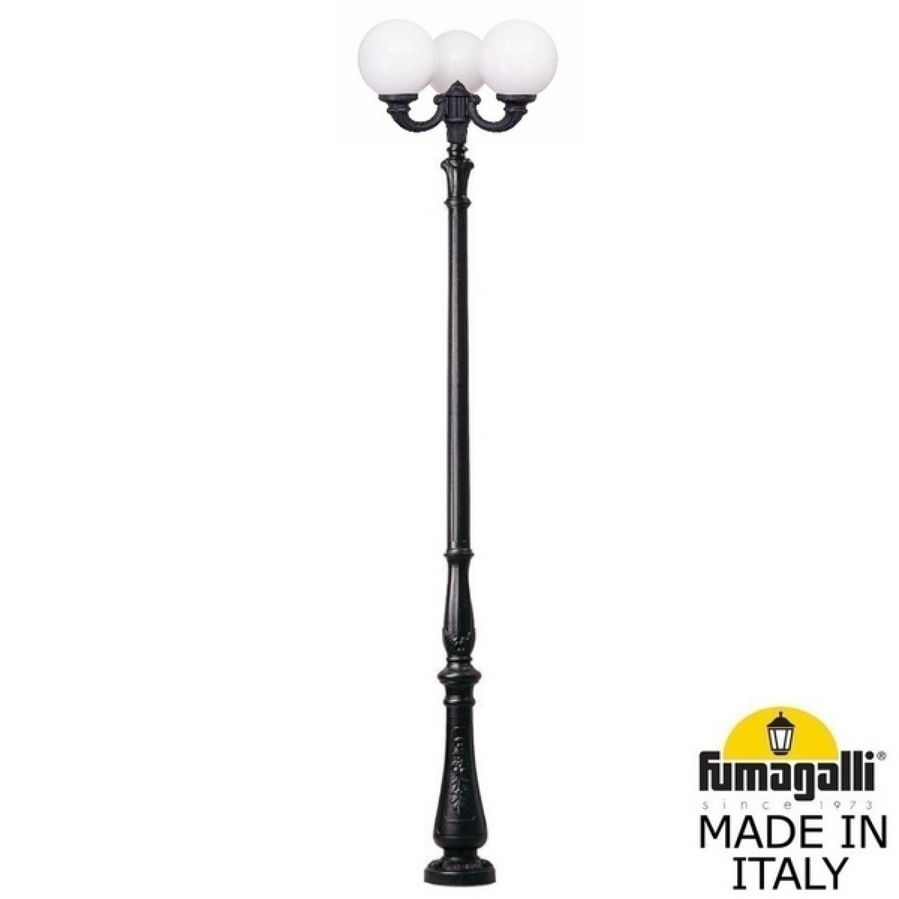 Наземный фонарь IP55 Fumagalli Globe 300 G30.205.R30.AYE27 шарики — фото 1