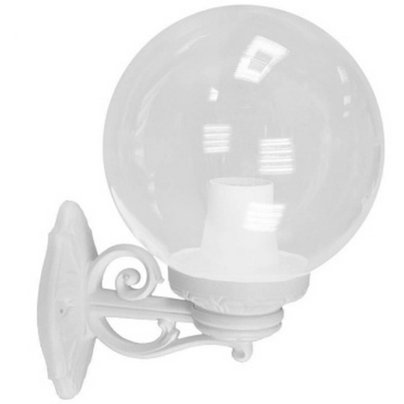 Настенный фонарь уличный IP55 в форме шара Fumagalli Globe 250 G25.131.000.WXE27 — фото 1