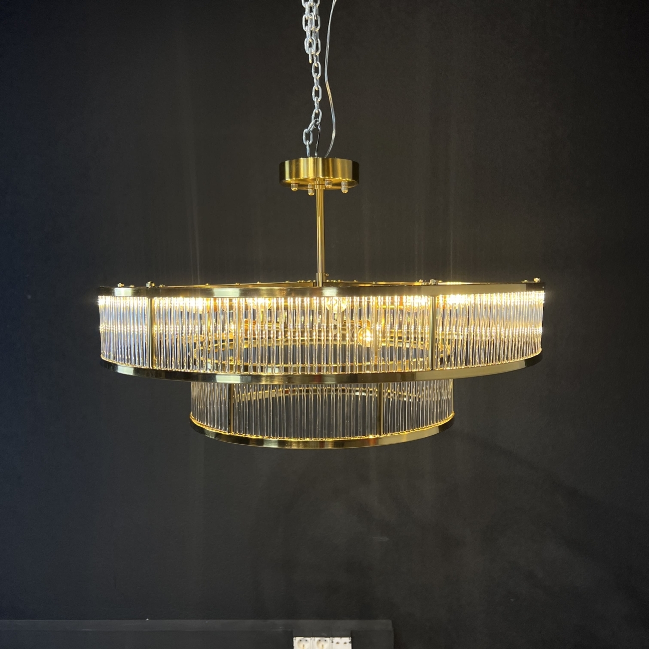 Потолочная люстра на штанге Rh Marais Round Chandelier D120 By ImperiumLoft 40,2668 228943-22 — фото 6