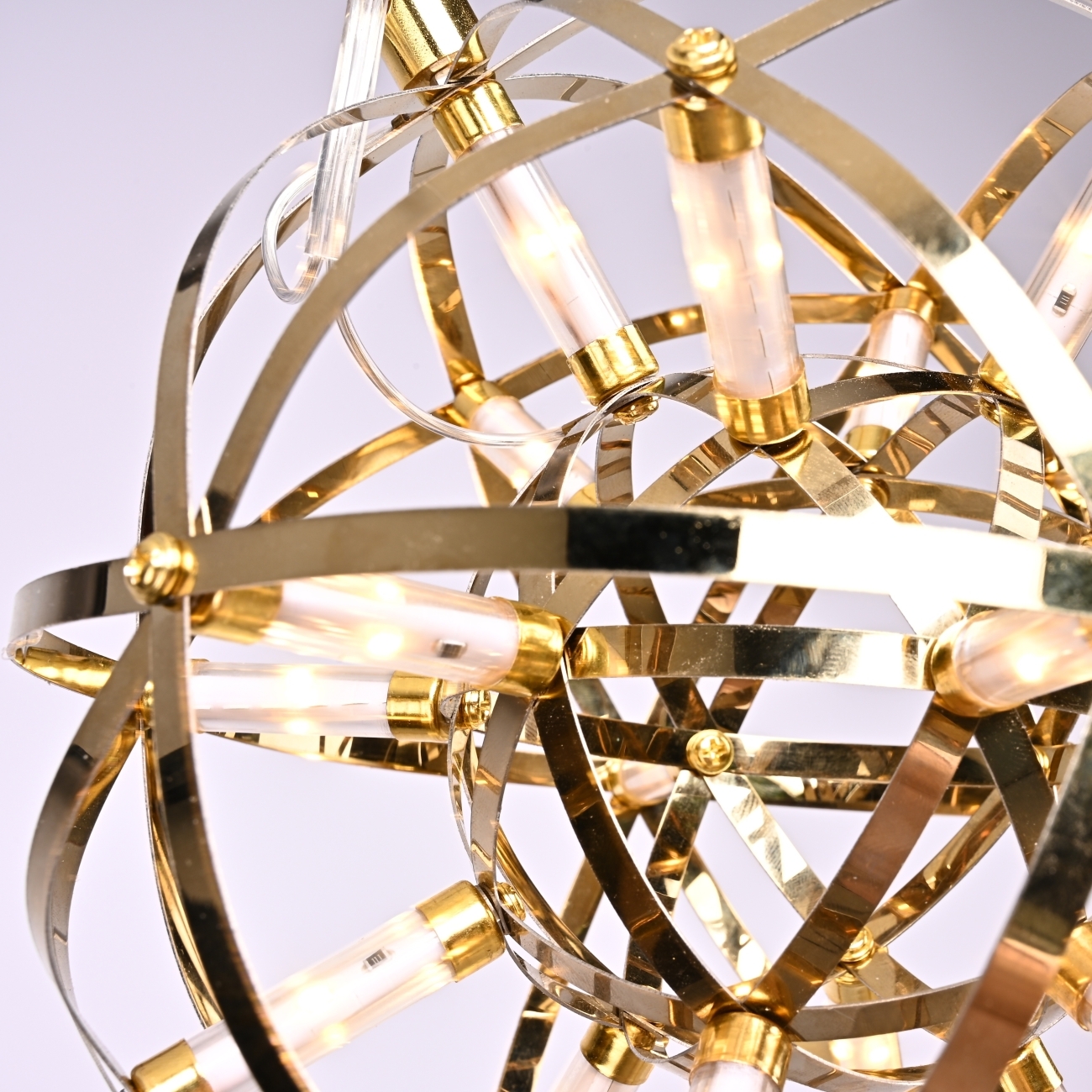 Подвесной светильник LED Mi Raimond Lamp D20 Gold By ImperiumLoft Mi_Raimond01 302461-22 в форме шара — фото 4