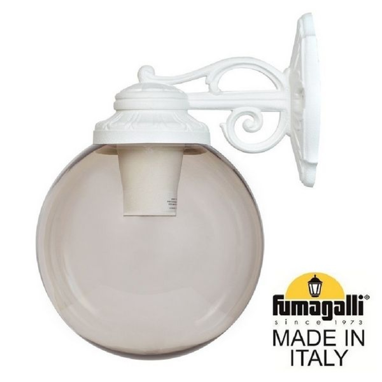 Настенный светильник уличный IP55 Fumagalli Bisso/G300. G30.131.000.WZE27DN в форме шара — фото 1