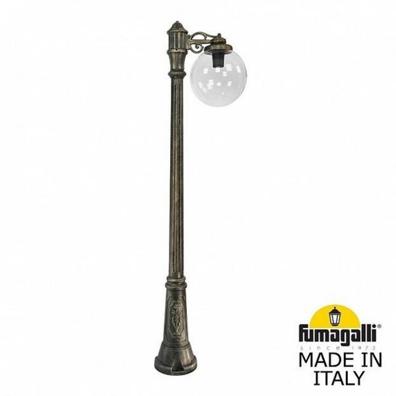 Наземный светильник IP55 уличный Fumagalli Gigi BISSO/G300 1L. G30.156.S10.BXE27 в форме шара — фото 1