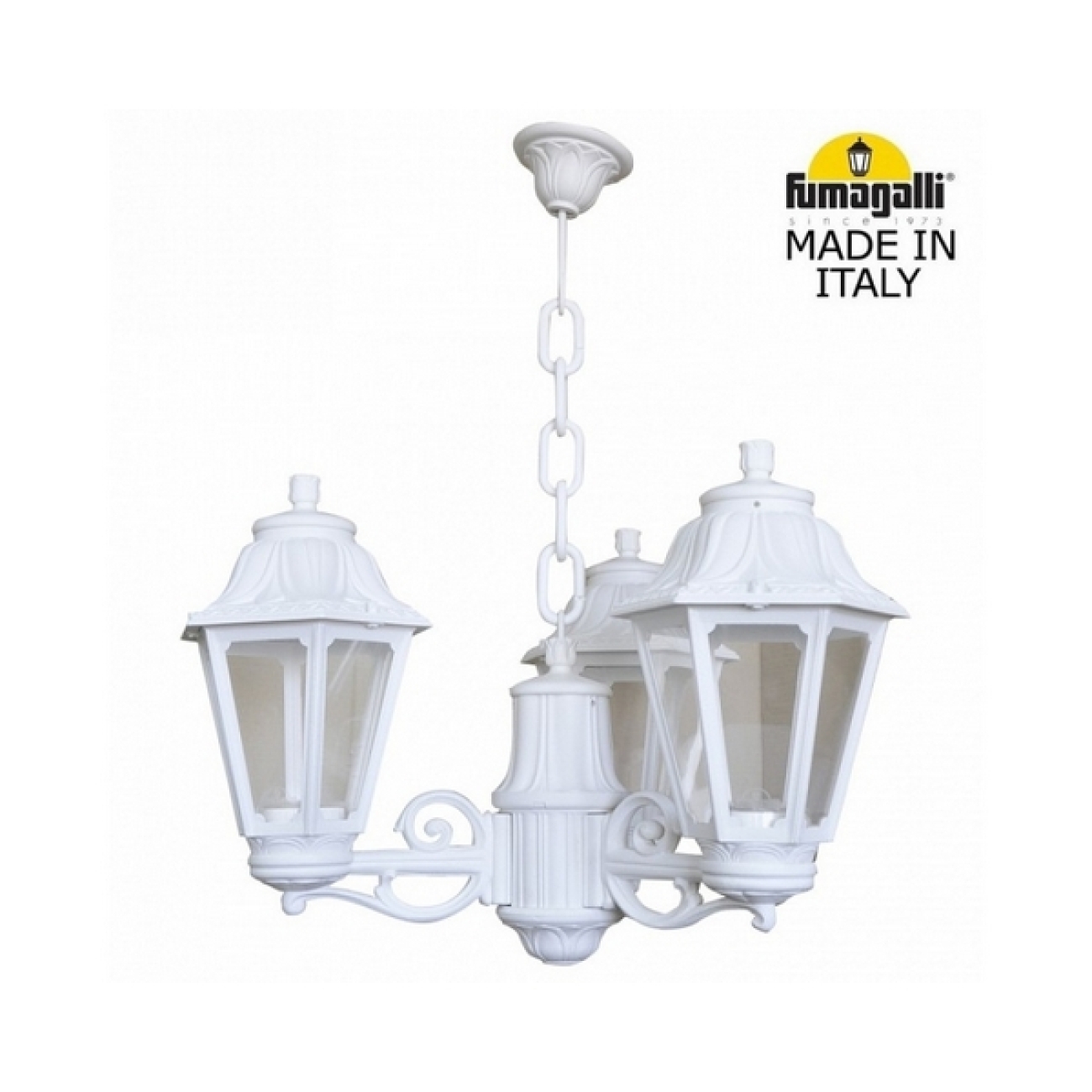 Светильник уличный подвесной Fumagalli Sichem/Rut 3L (Люстра) E26.120.S30.WXE27 — фото 1