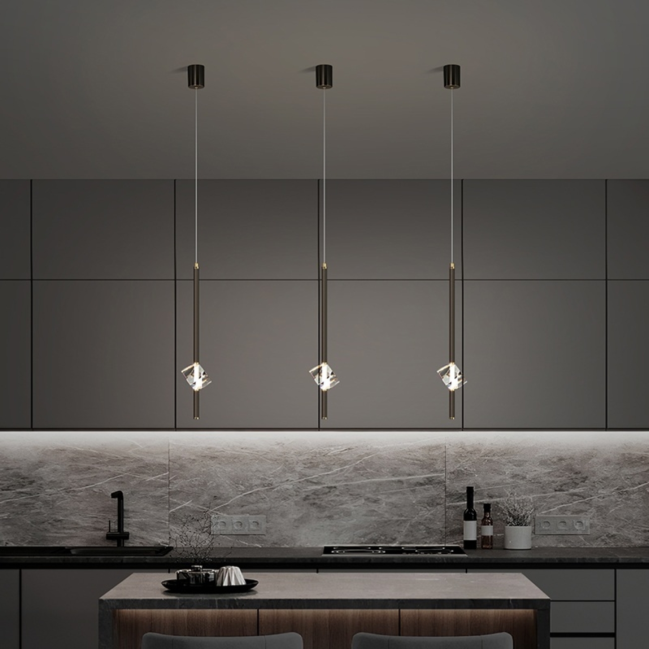 Подвесной светильник LED Pardis A Black By ImperiumLoft Pardis01 212923-23 — фото 5
