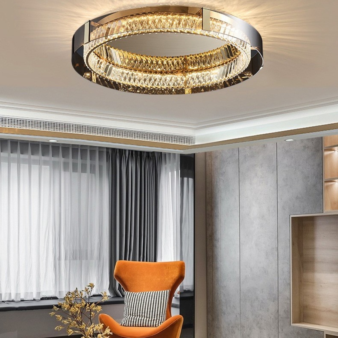 Протолочный светильник LED PERSEY D80 Amber Трех ImperiumLoft Persey01 (223746-23) — фото 8