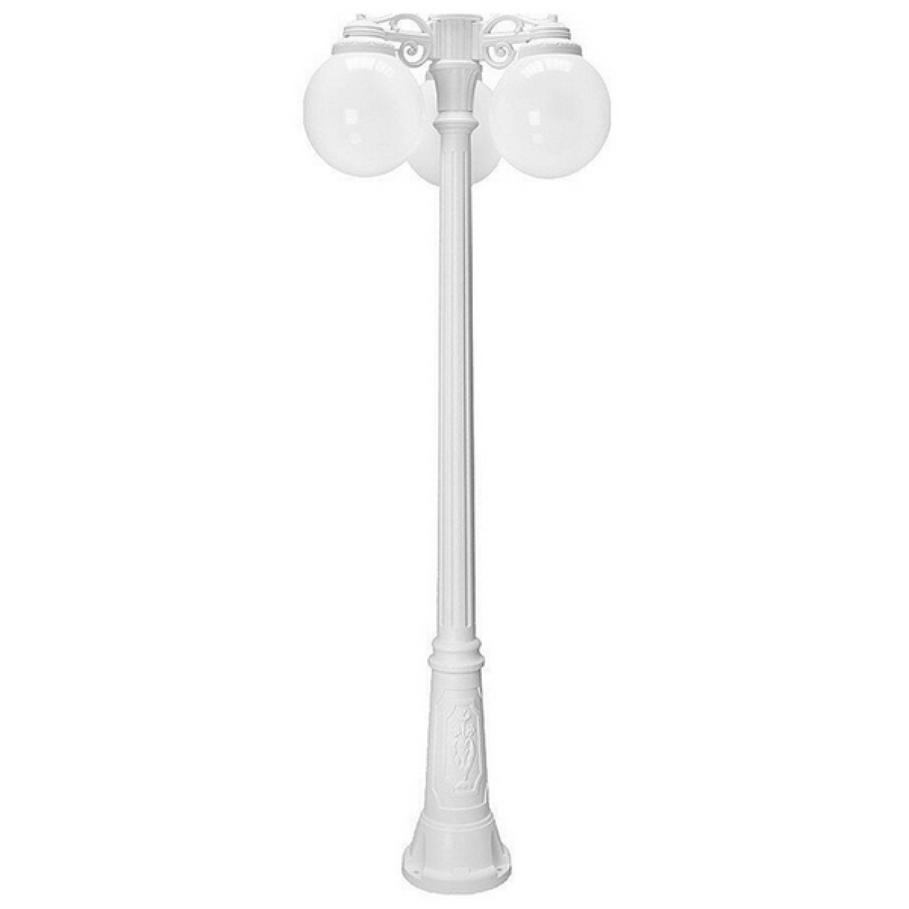 Наземный светильник IP55 уличный Fumagalli Ricu BISSO/G250 3L DN. G25.157.S30.WYE27DN в форме шара — фото 1