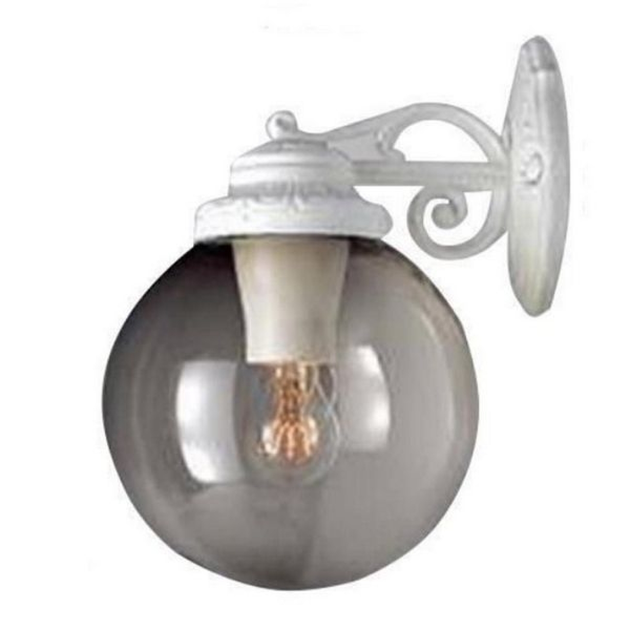 Настенный светильник уличный IP55 Fumagalli Bisso/G250. G25.131.000.WZE27DN в форме шара — фото 1
