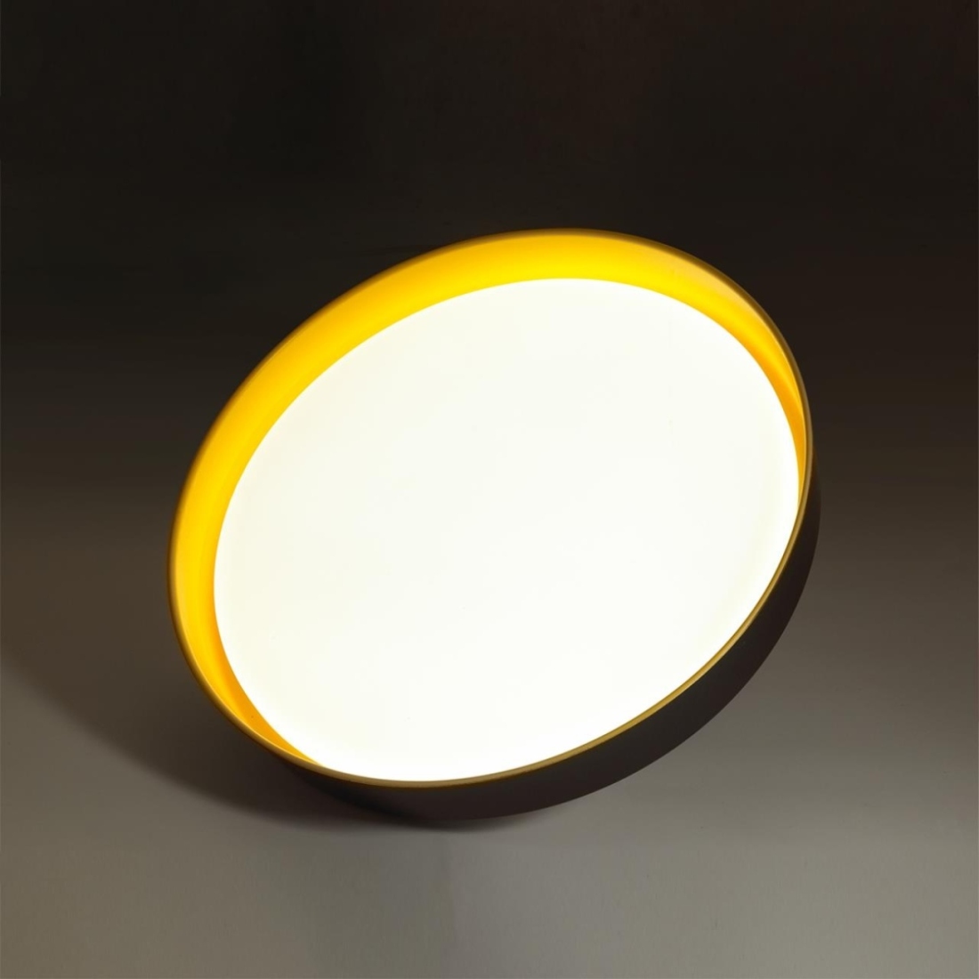 Настенно-потолочный светильник Sonex Tuna Yellow 7711/EL пластик/желтый LED 70Вт 3000-6000К D500 IP43 пульт ДУ — фото 4