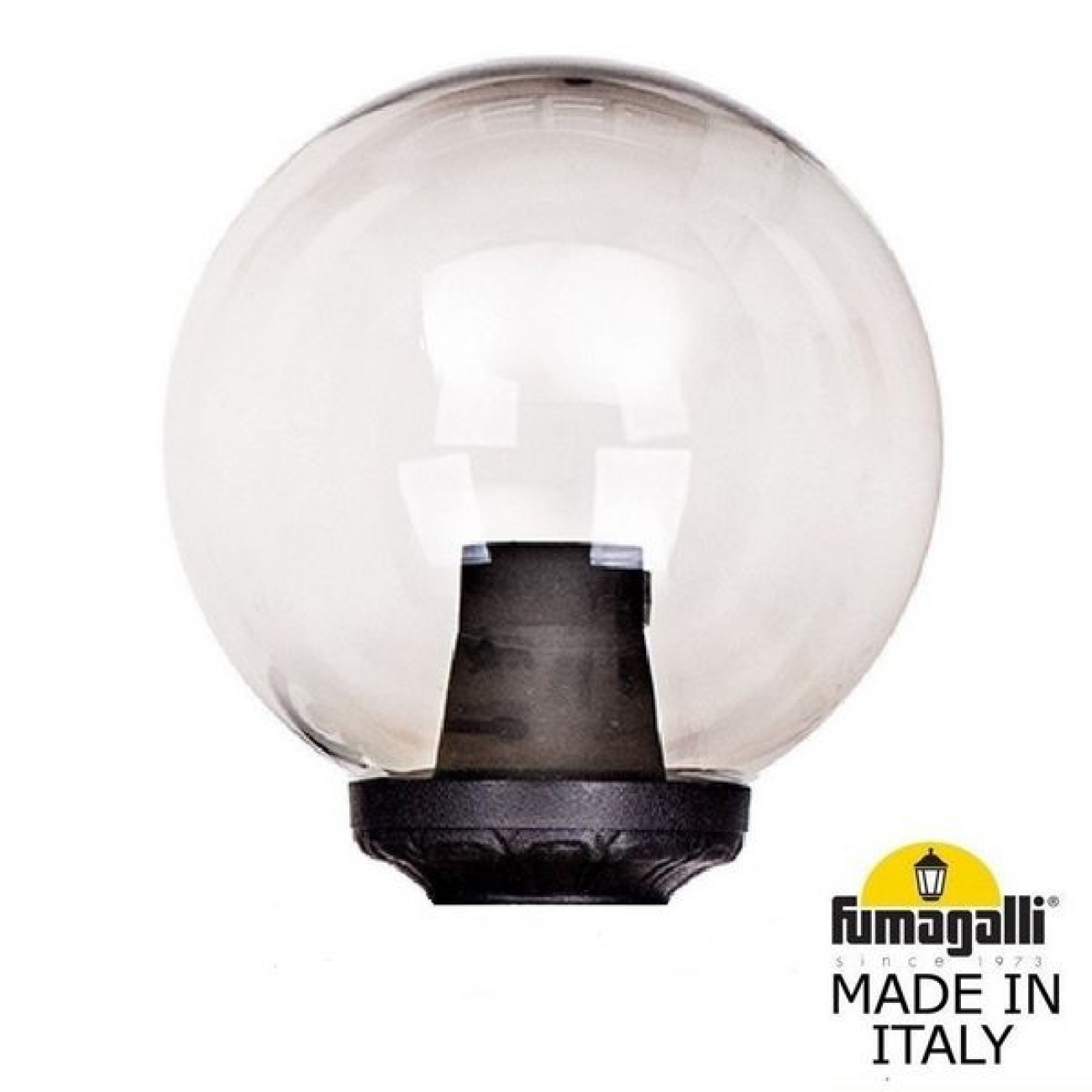 Наземный светильник IP55 на трубу Fumagalli Globe 300 Classic G30.B30.000.AXE27 в форме шара — фото 1