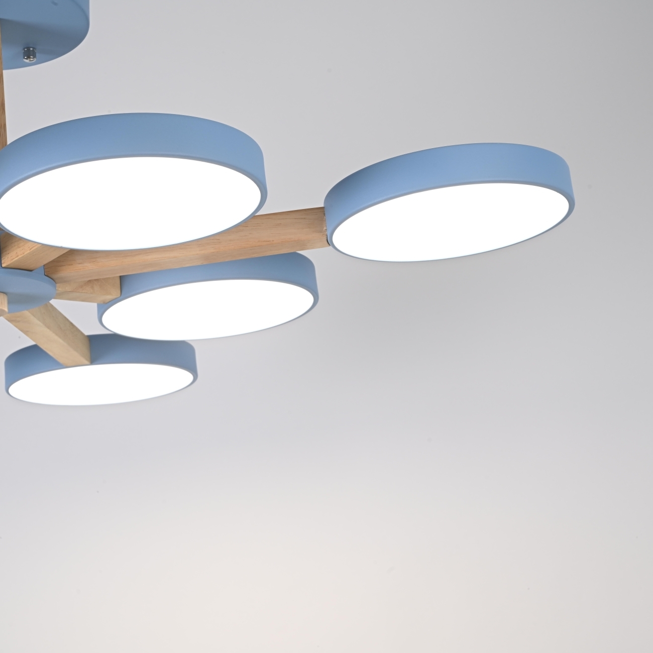 Потолочная люстра LED на штанге Turna L8 Blue By ImperiumLoft Turna-B01 (Умный дом, Алиса) 228853-26 — фото 2