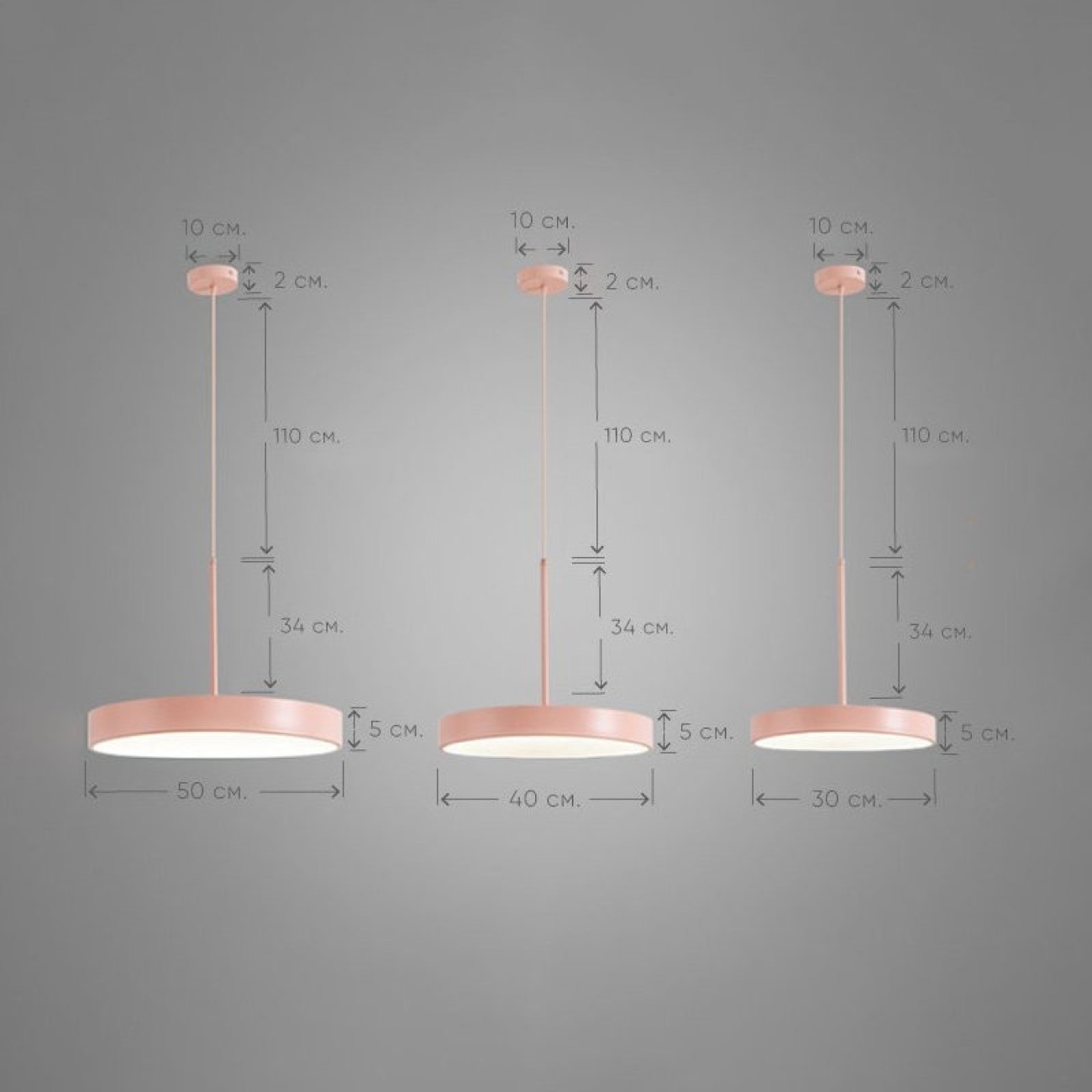 Подвесной светильник LED Turna One D30 Pink By By ImperiumLoft Turna-One01 (Умный дом, Алиса) 183496-26 — фото 7