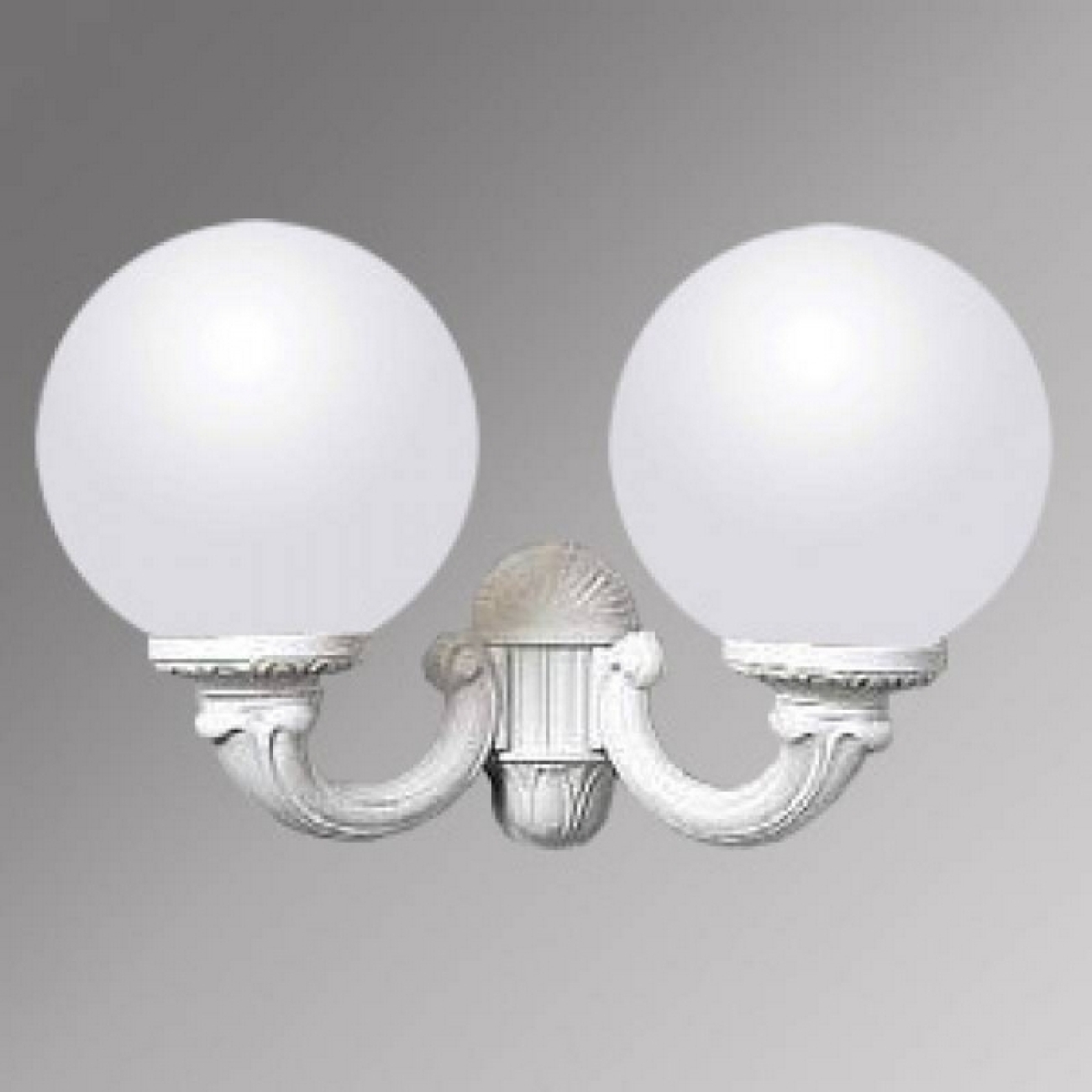 Настенный фонарь уличный IP55 Fumagalli Globe 300 G30.142.000.WYE27 шарики — фото 1