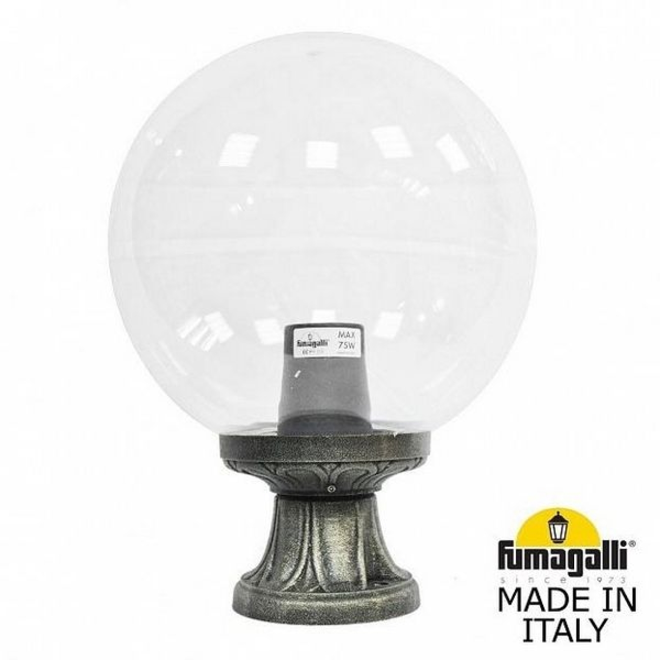 Наземный светильник IP55 уличный Fumagalli Mikrolot/G300. G30.110.000.BXE27 в форме шара