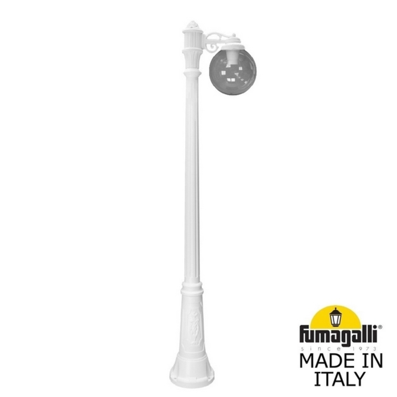Наземный светильник IP55 уличный Fumagalli Gigi BISSO/G300 1L. G30.156.S10.WZE27 в форме шара — фото 1