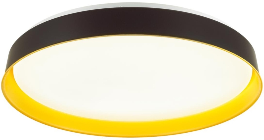 Настенно-потолочный светильник Sonex Tuna Yellow 7711/EL пластик/желтый LED 70Вт 3000-6000К D500 IP43 пульт ДУ — фото 5