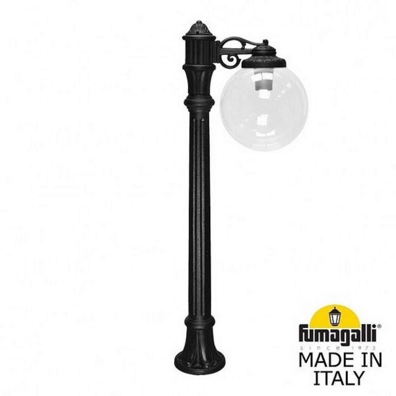 Наземный светильник IP55 уличный Fumagalli Aloe.R/Bisso/G300 1L. G30.163.S10.AXE27 в форме шара — фото 1