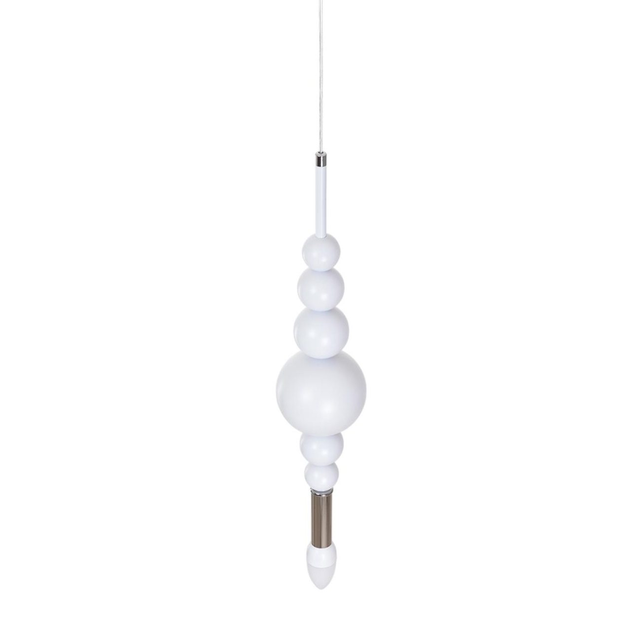 Подвесной светильник Lumion Nana 8260/1 белый/хром, металл E14 40W 220V — фото 3