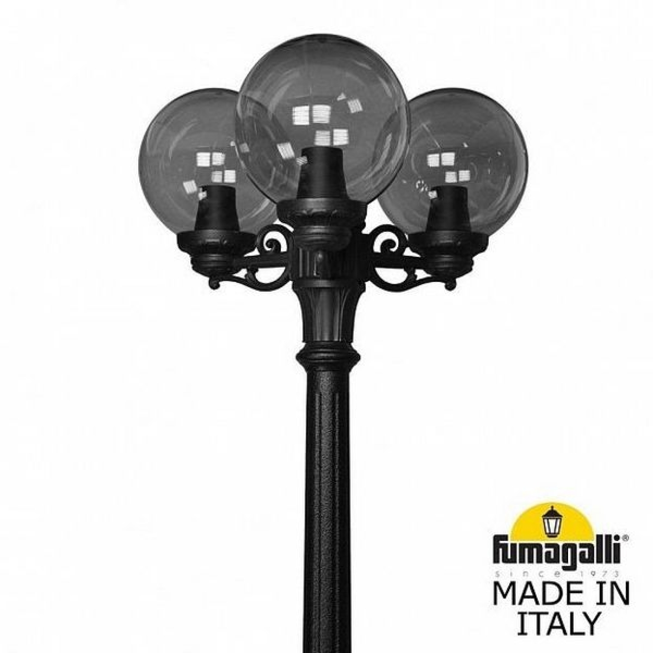 Наземный светильник IP55 уличный Fumagalli Artu BISSO/G250 3L. G25.158.S30.AZE27 в форме шара