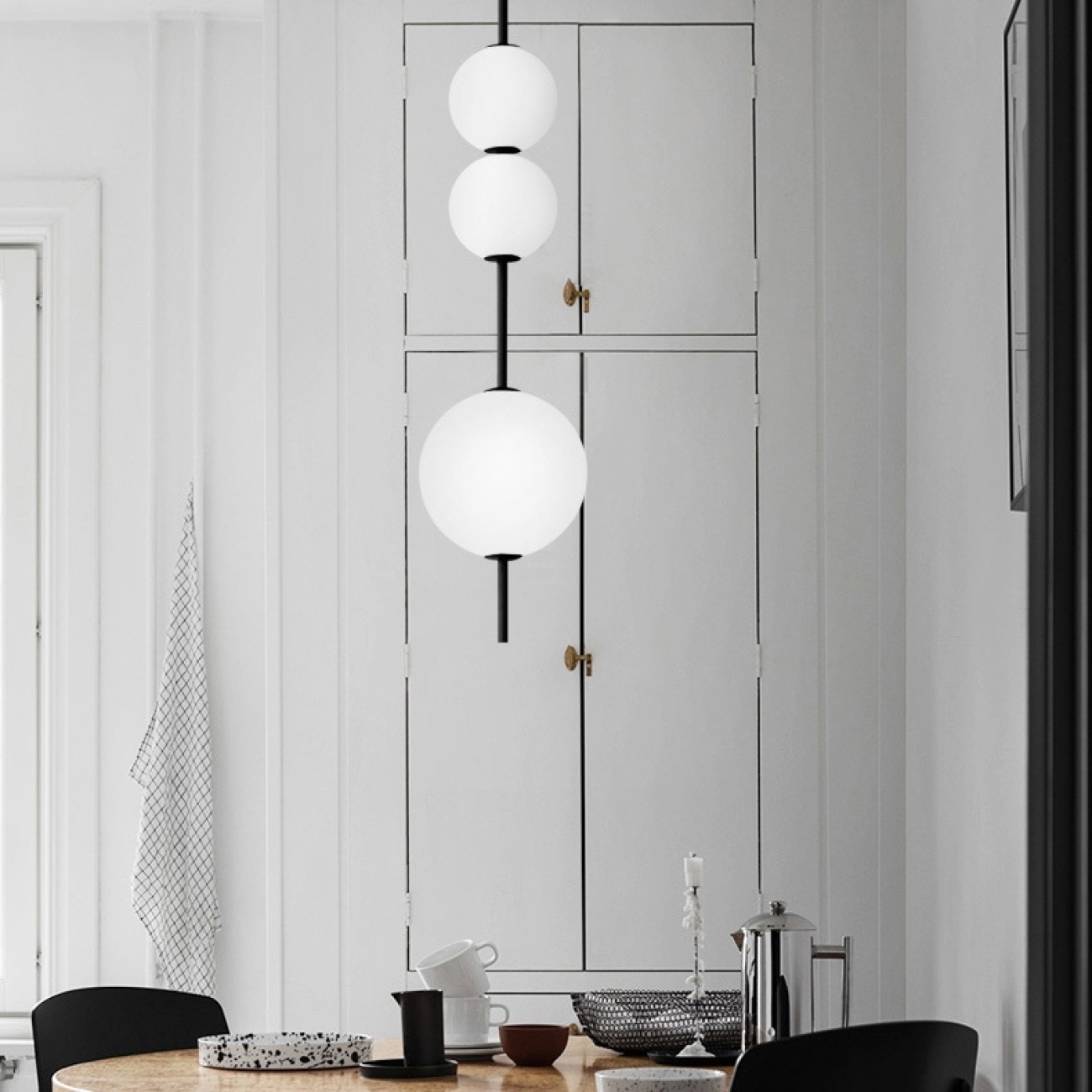 Подвесной светильник LED White Beads Pendant D50 By ImperiumLoft 40.2133-0 275303-22 шарики — фото 6