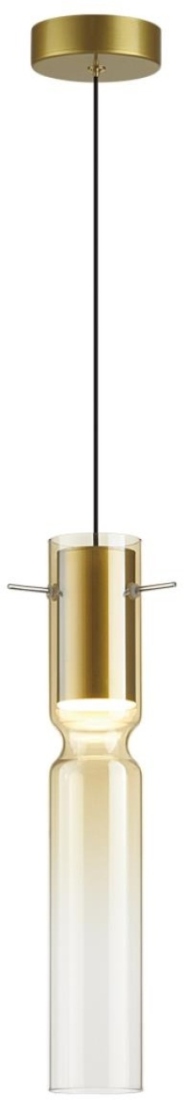 Подвесной светильник Odeon Light Scrow 5058/5LA PENDANT золотой/янтарный/металл/стекло LED 5W 3000K — фото 2