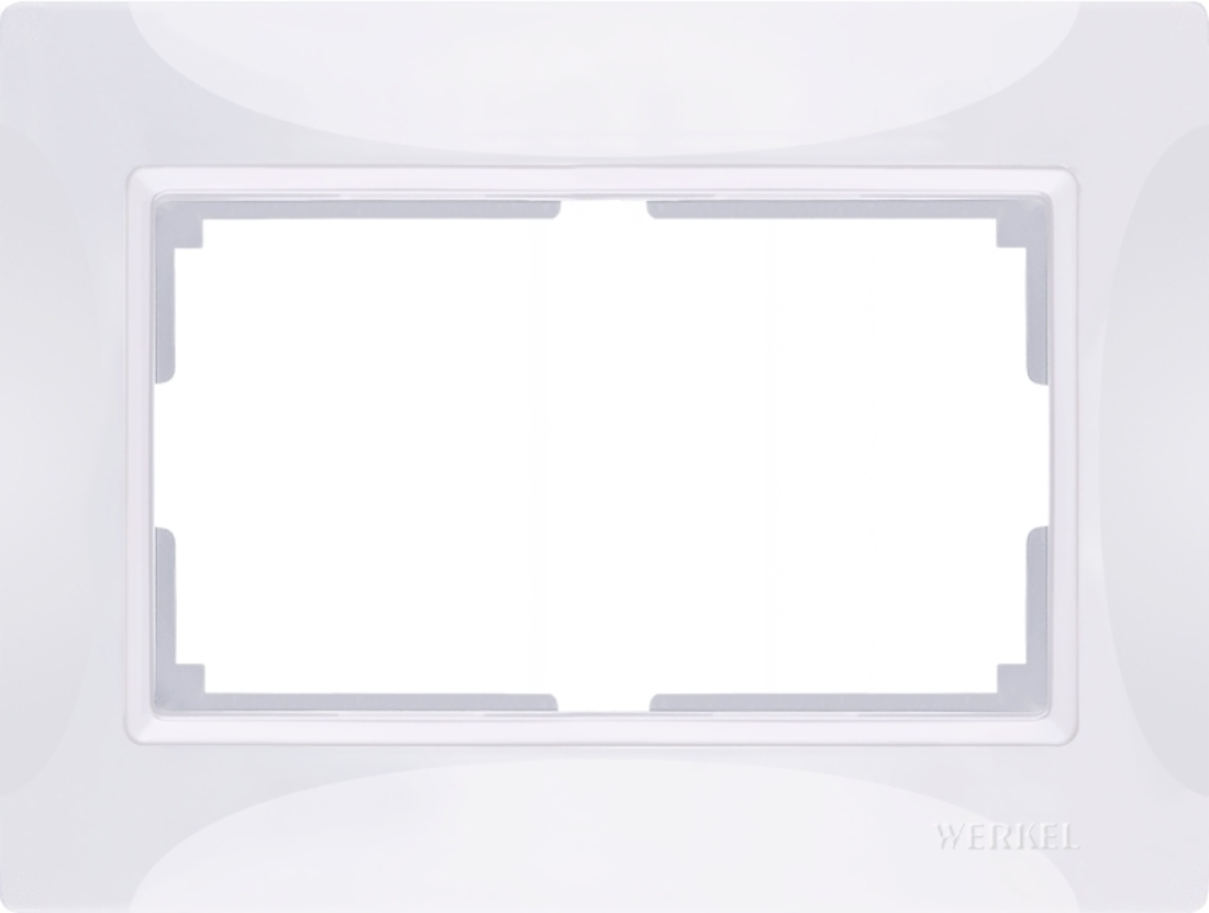 Рамка для двойной розетки (белый, basic) (a051304) Werkel Snabb basic белый W0082001 — фото 2