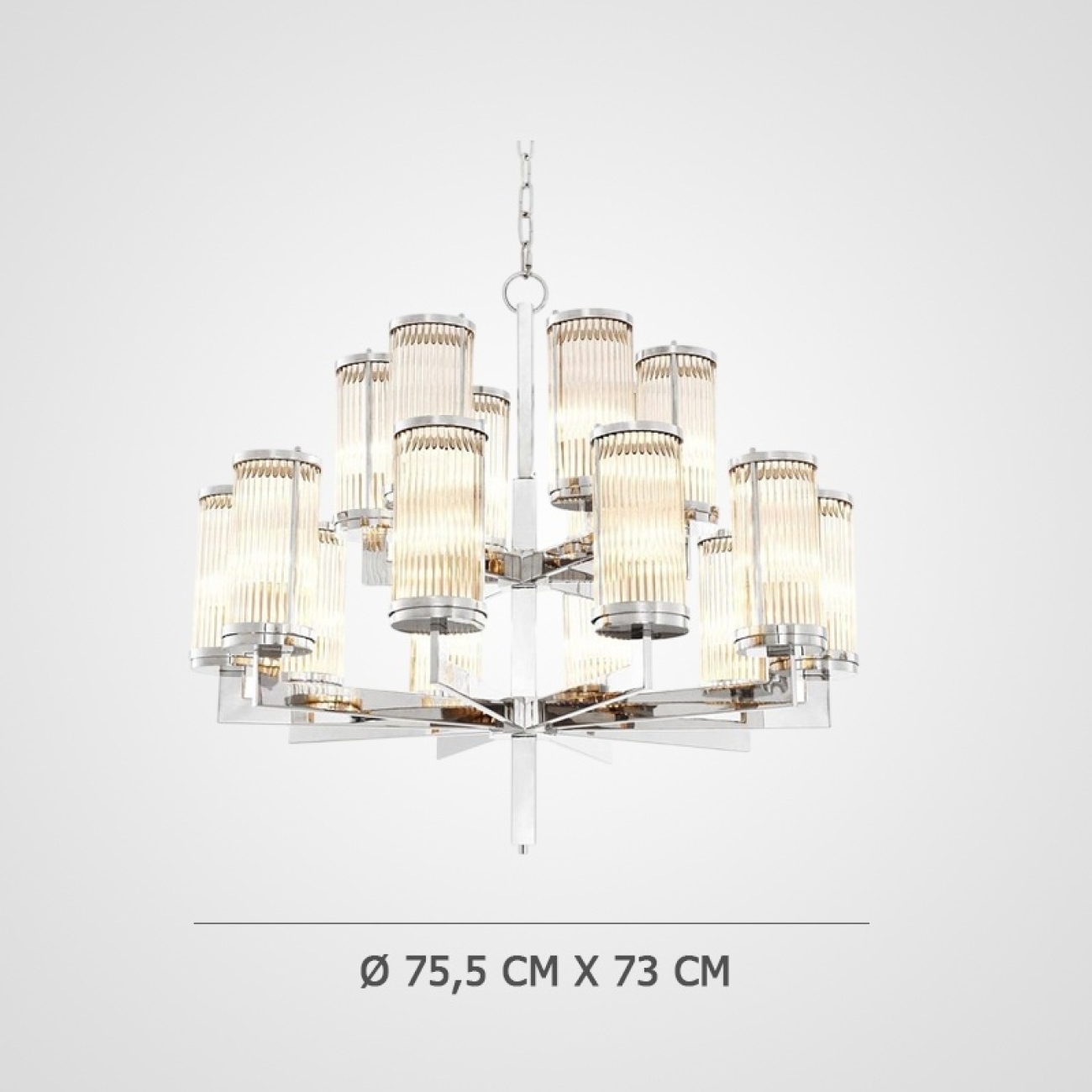 Подвесная люстра Сilindery Silver D75 By ImperiumLoft Сilindery01 306856-23 — фото 2