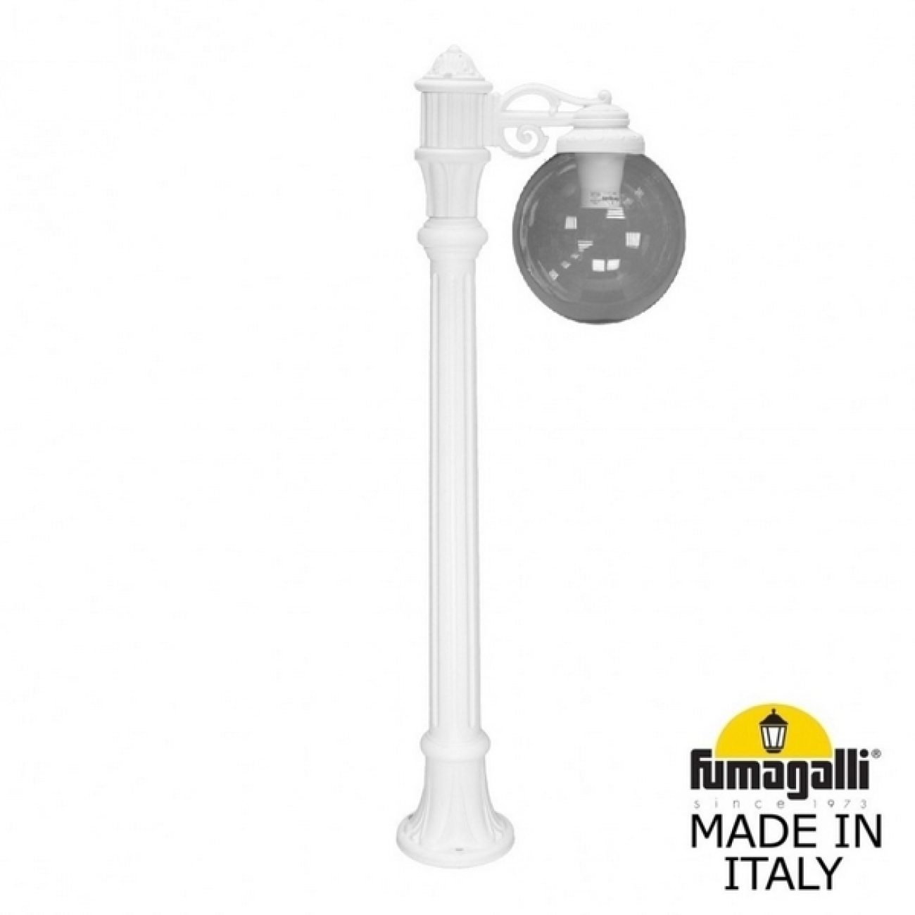 Наземный светильник IP55 уличный Fumagalli Aloe.R/G250 1L. G25.163.S10.WZE27 в форме шара — фото 1