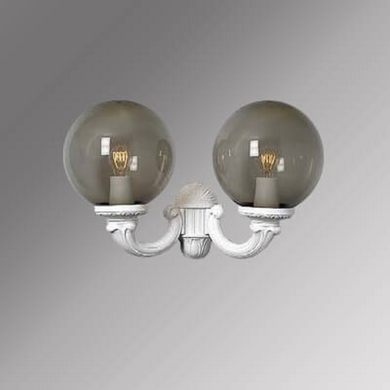 Настенный фонарь уличный IP55 Fumagalli Globe 300 G30.142.000.WZE27 шарики — фото 1