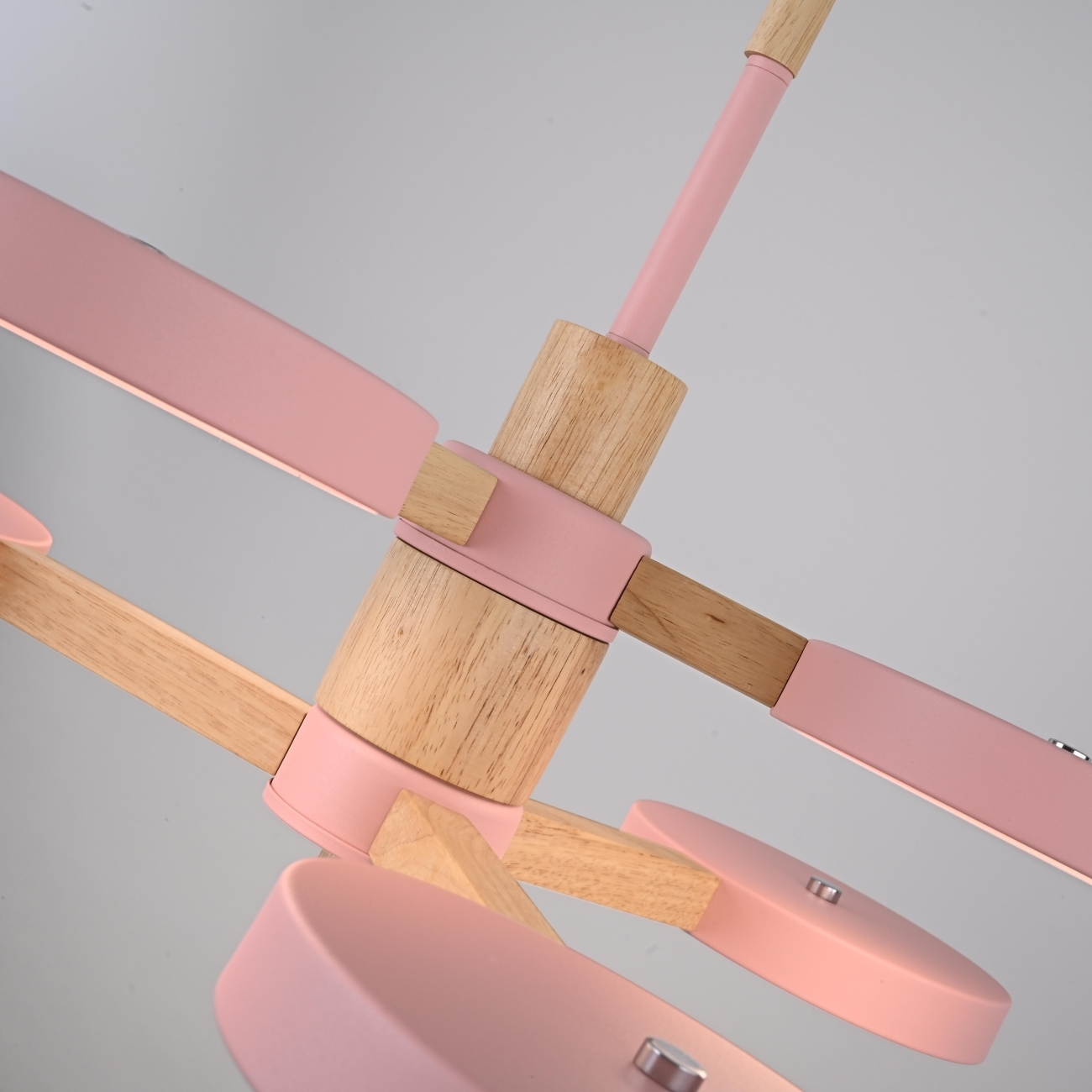 Потолочная люстра LED на штанге Turna Dbl L6 Pink By ImperiumLoft Turna-Dbl01 (Умный дом, Алиса) 229081-26 — фото 6