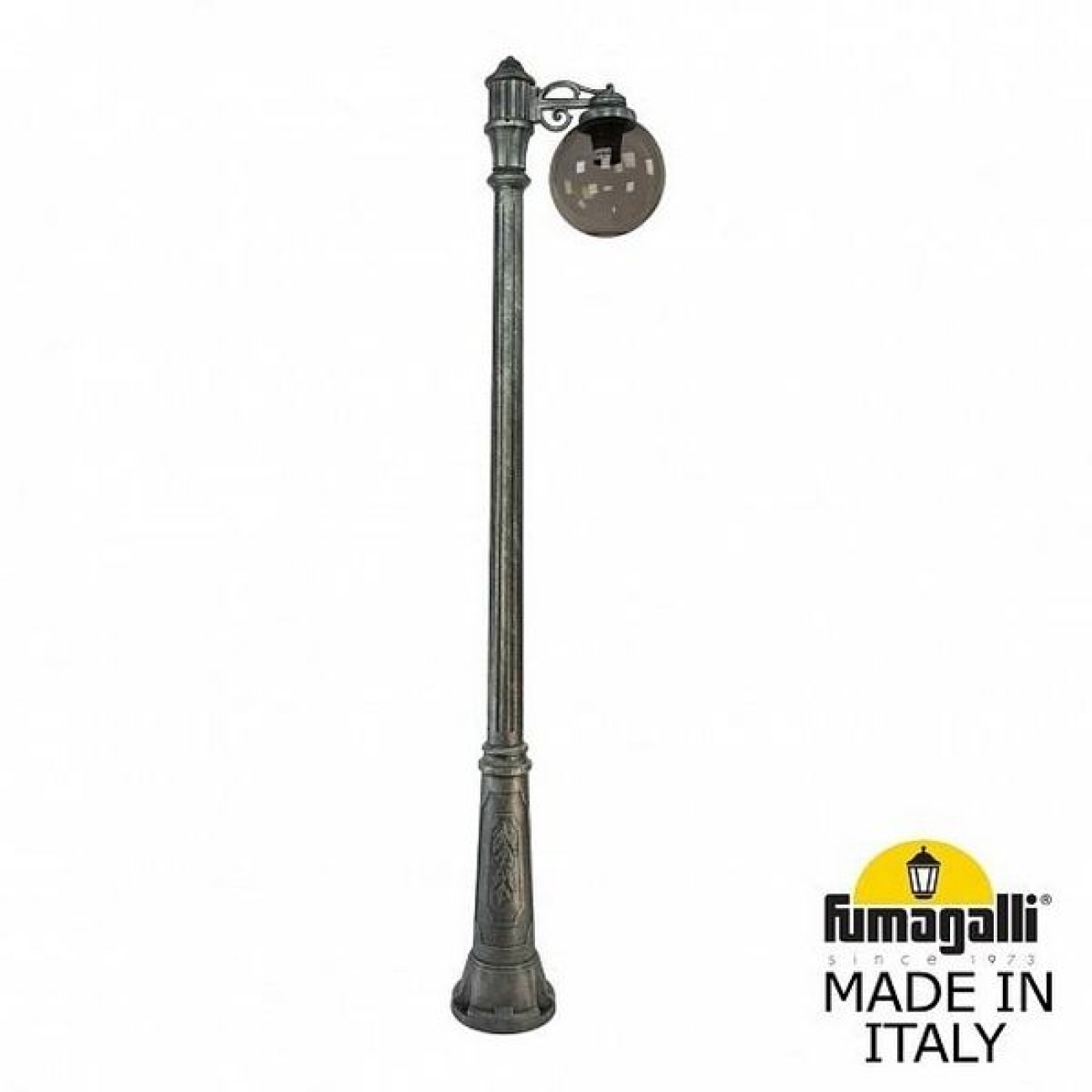 Наземный светильник IP55 уличный Fumagalli Ricu/G250 1L. G25.157.S10.BZE27 в форме шара — фото 1
