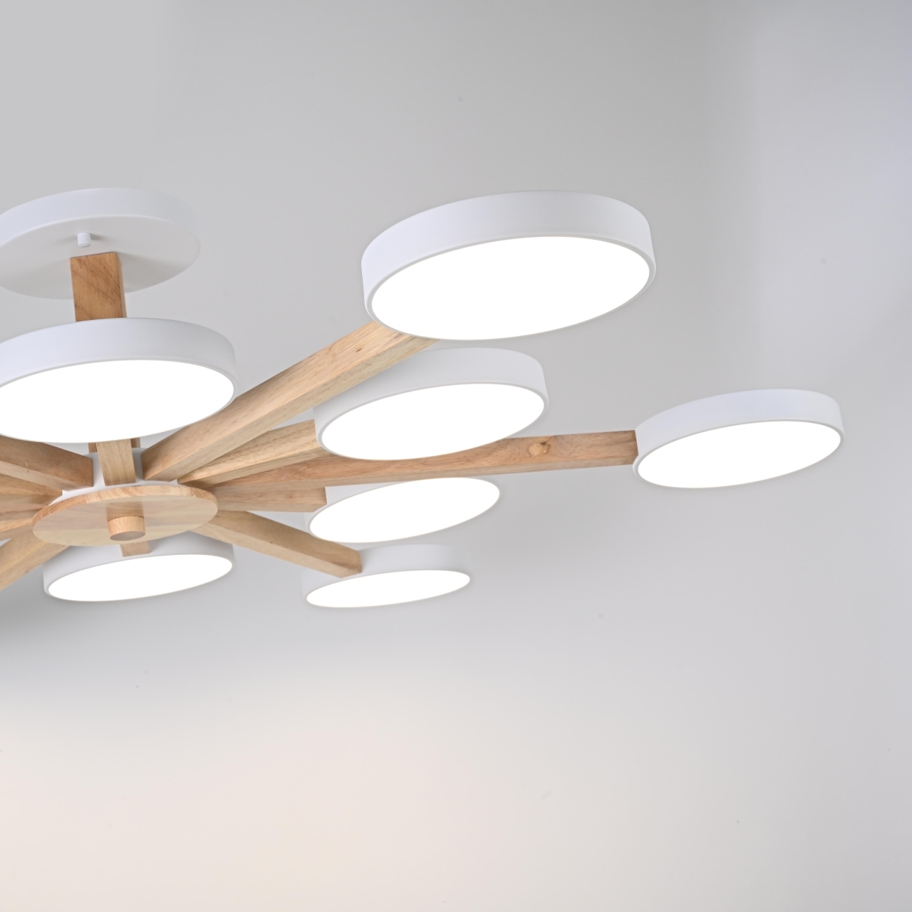 Потолочная люстра LED на штанге Turna L12 White By ImperiumLoft Turna-B01 (Умный дом, Алиса) 228851-26 — фото 8