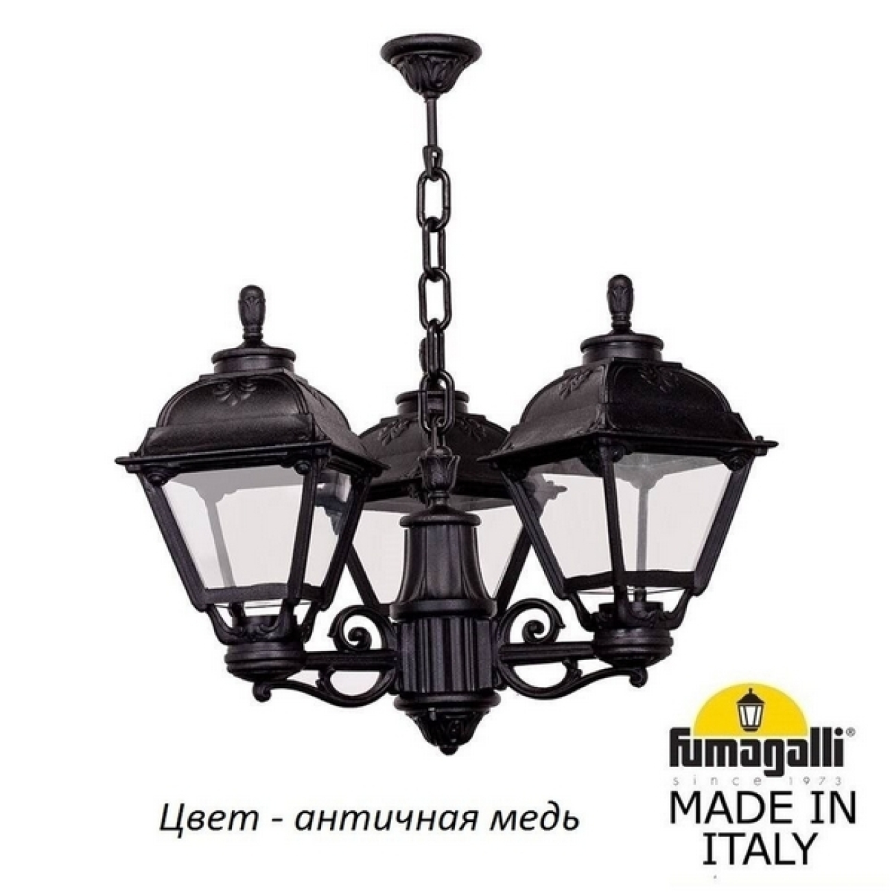 Светильник уличный Fumagalli Sichem/Cefa 3l U23.120.S30.VXE27 — фото 1