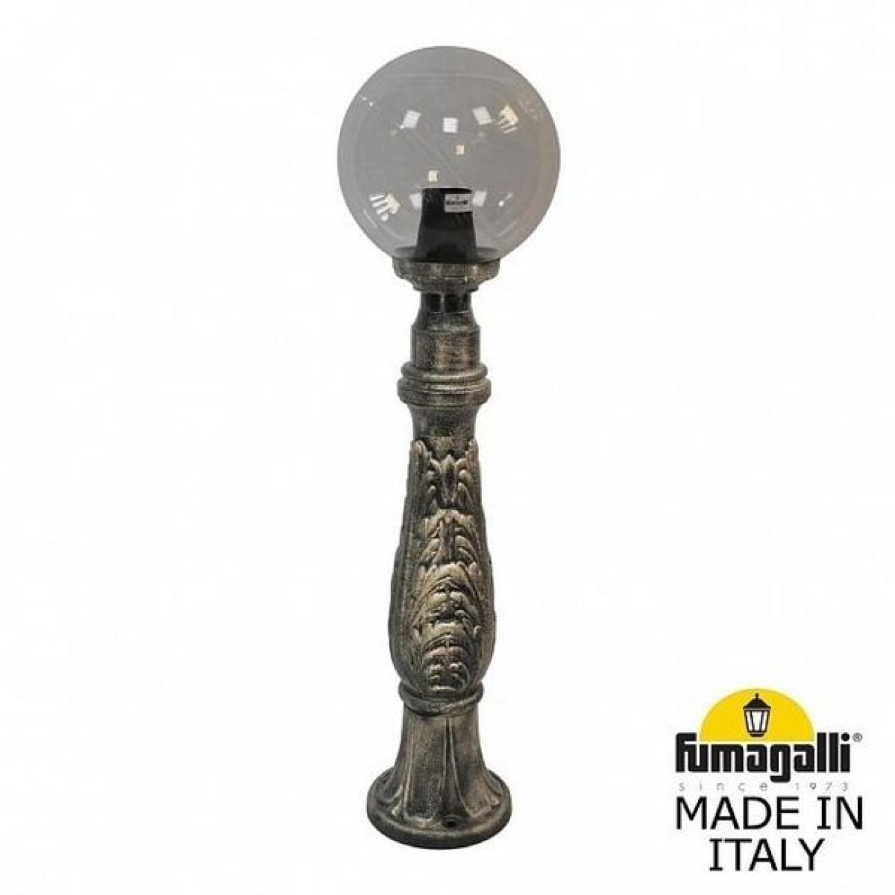 Наземный светильник IP55 уличный Fumagalli Iafaet.R/G250. G25.162.000.BZE27 в форме шара — фото 1