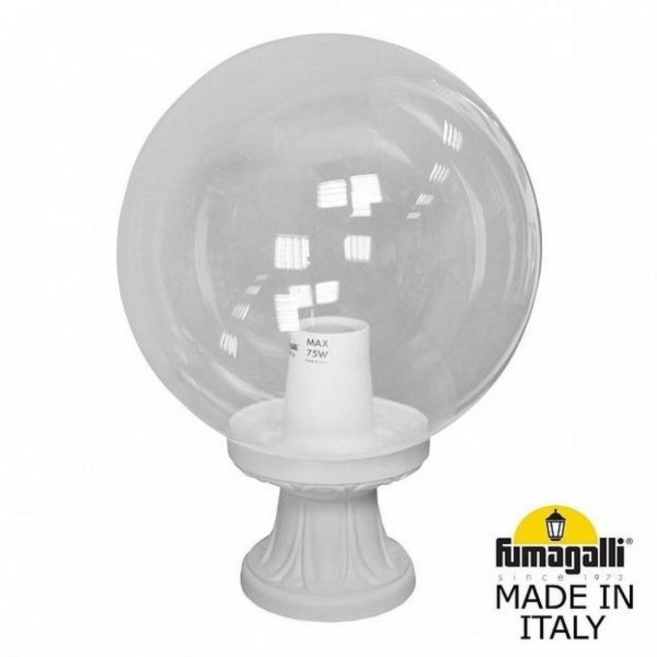 Наземный светильник IP55 уличный Fumagalli Mikrolot/G300. G30.110.000.WXE27 в форме шара