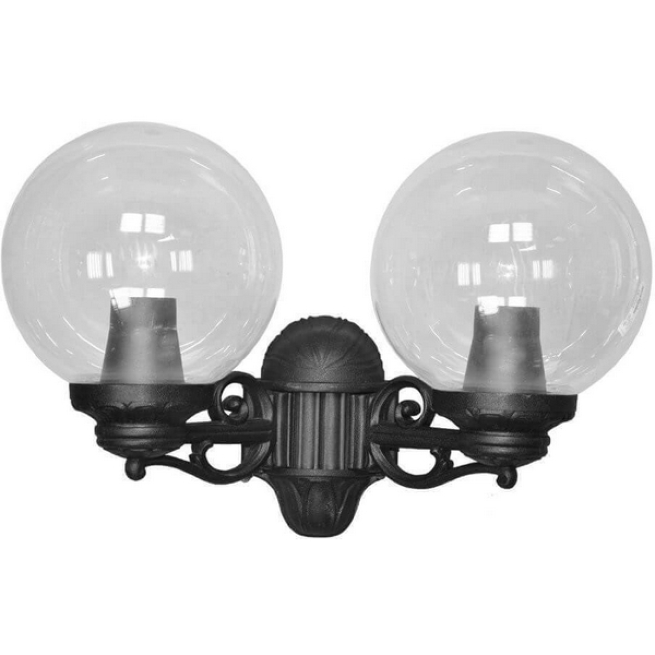 Настенный фонарь уличный IP55 Fumagalli Globe 250 G25.141.000.AXE27 шарики — фото 1