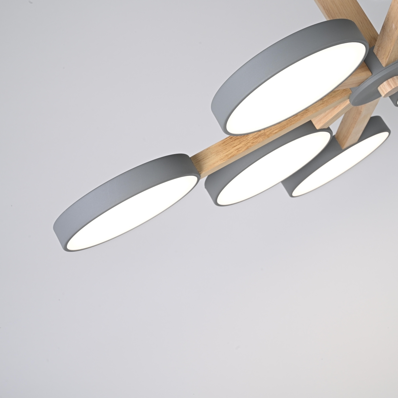 Потолочная люстра LED на штанге Turna L8 Grey By ImperiumLoft Turna-B01 (Умный дом, Алиса) 228857-26 — фото 3