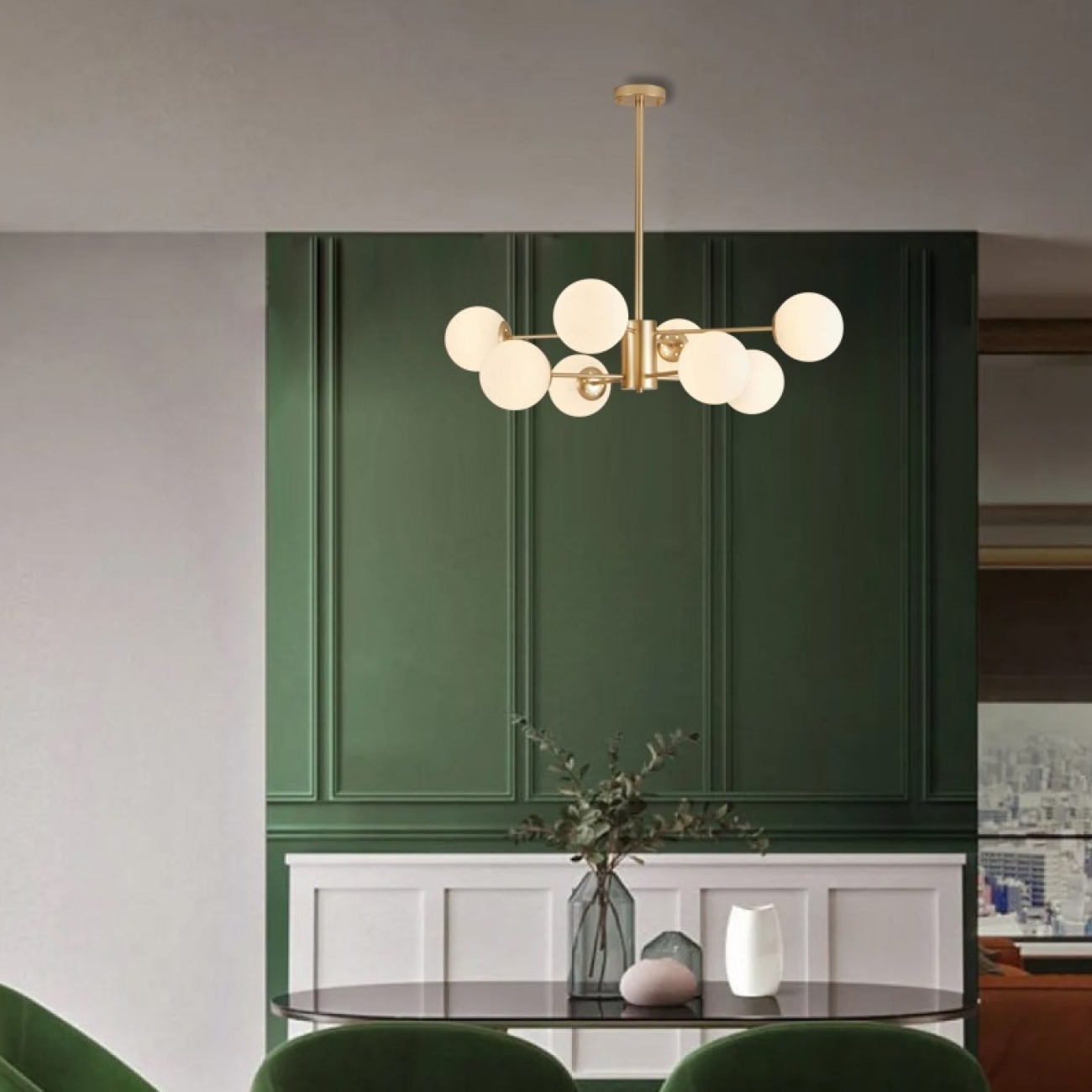 Потолочная люстра на штанге Roundi Brass L8 By ImperiumLoft Roundi01 305756-23 — фото 6