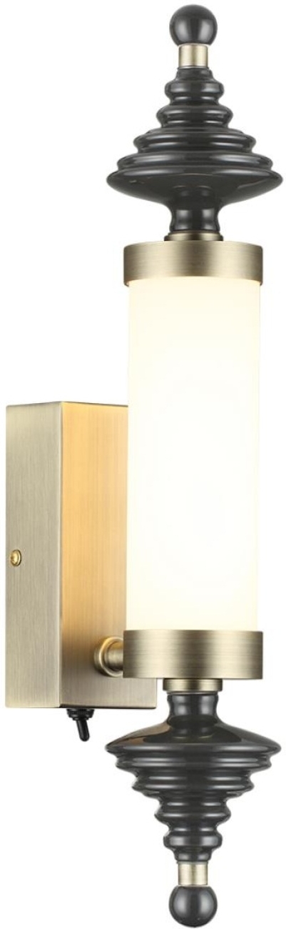 Настенный светильник Odeon Light Ula 5404/11WL бронзов.брашированн./черный/стекло/керамика LED 11W 3000K — фото 4