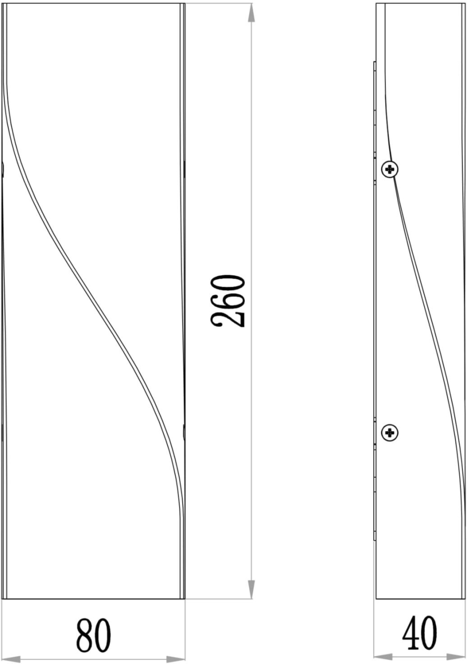 Настенный светильник уличный светодиодный IP65 Maytoni Twist O040WL-L11W3K — фото 9