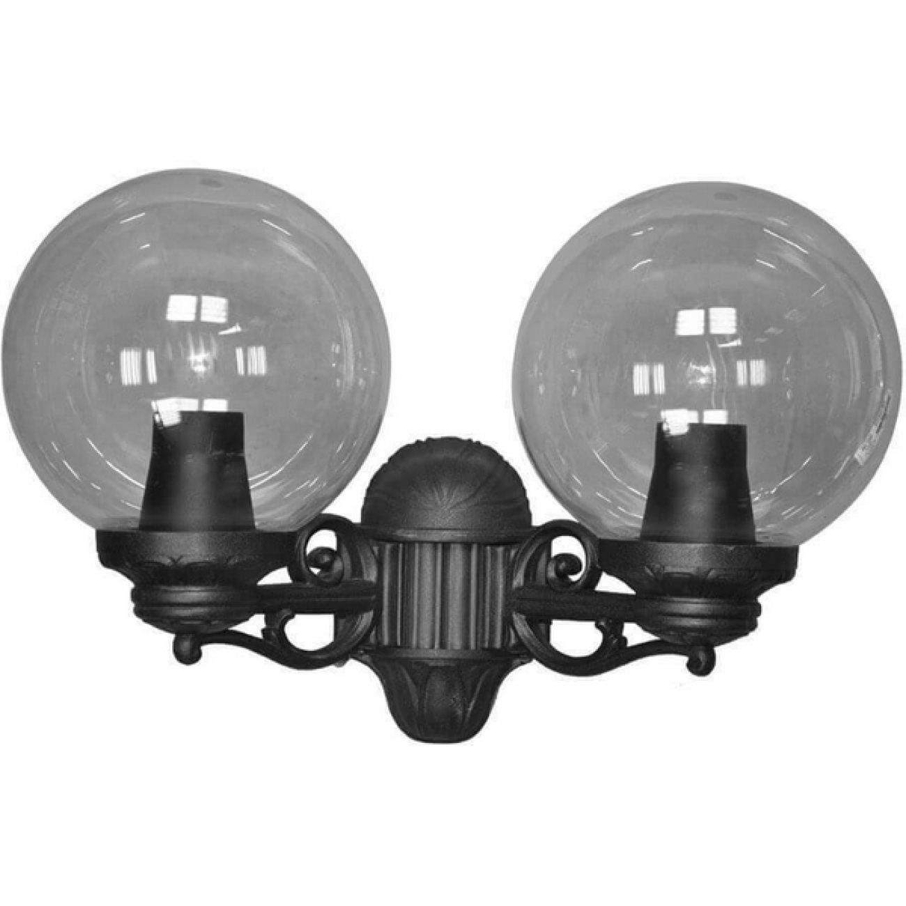 Настенный фонарь уличный IP55 Fumagalli Globe 250 G25.141.000.AZE27 шарики — фото 1