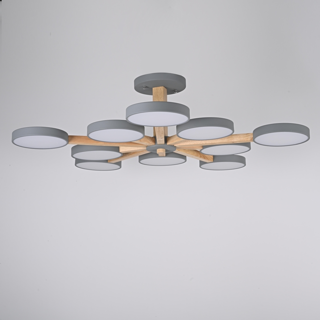 Потолочная люстра LED на штанге Turna L10 Grey By ImperiumLoft Turna-B01 (Умный дом, Алиса) 228858-26 — фото 5