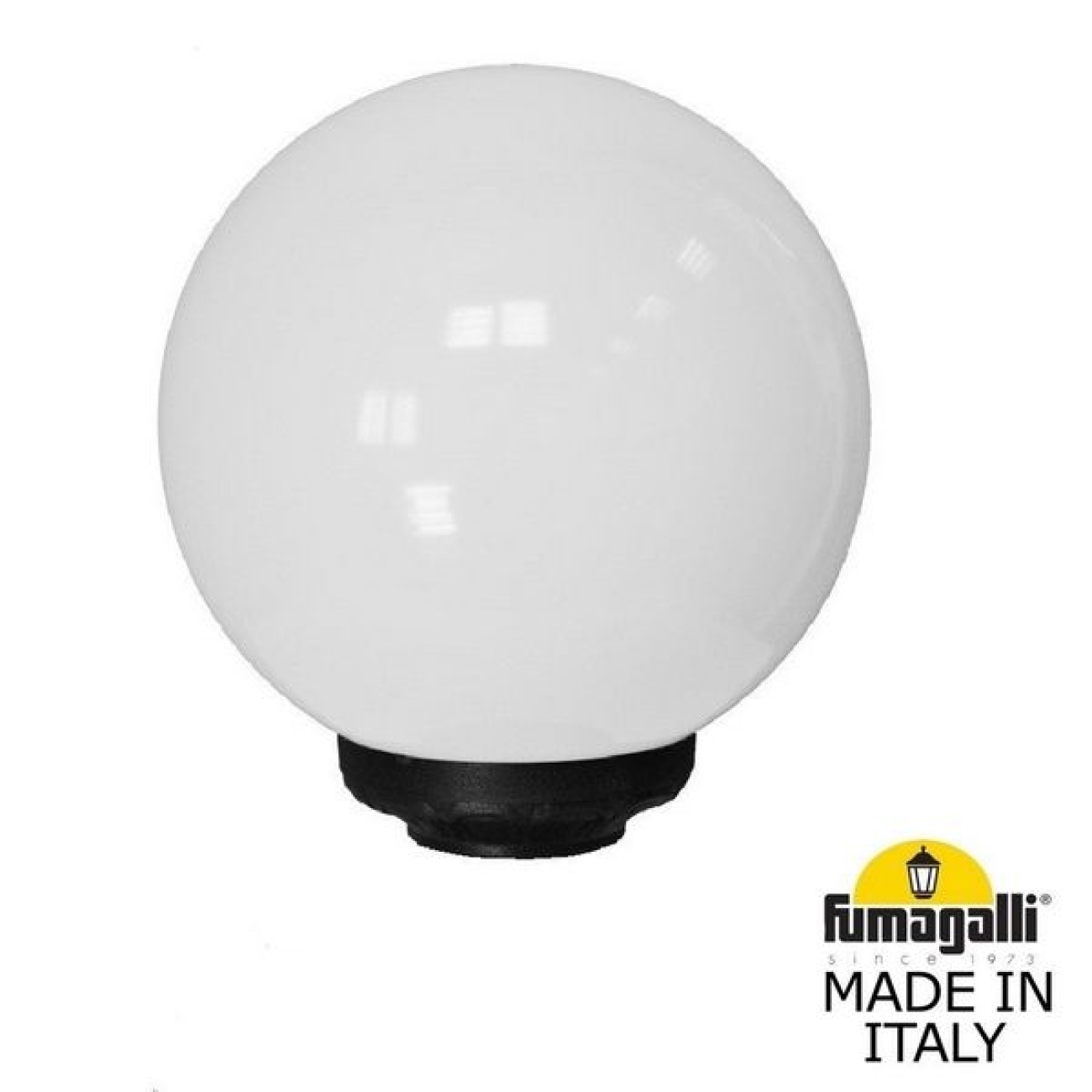 Наземный светильник IP55 на трубу Fumagalli Globe 250 Classic G25.B25.000.AYE27 в форме шара — фото 1
