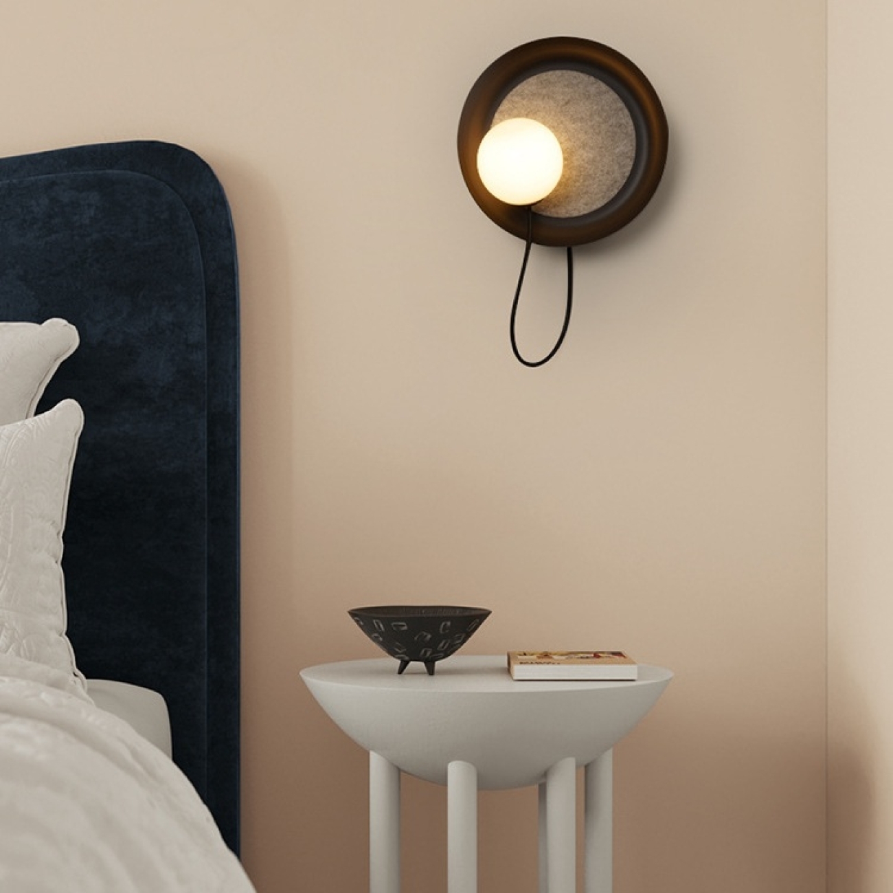 Настенный светильник Margott Wall D35 Black By ImperiumLoft Margott-Wall01 224256-23 в форме шара — фото 4