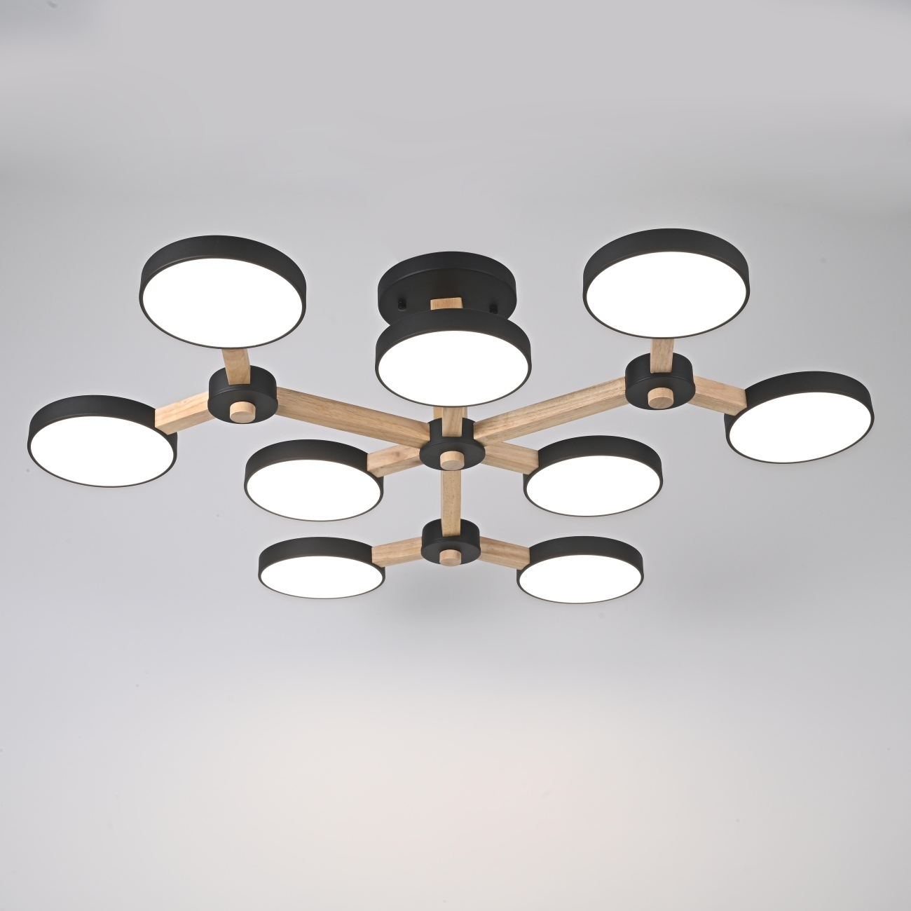 Потолочная люстра на штанге LED TURNA Черный ImperiumLoft Turna-X01 (178306-26, Умный дом, WiFi, голосовое управление) — фото 2
