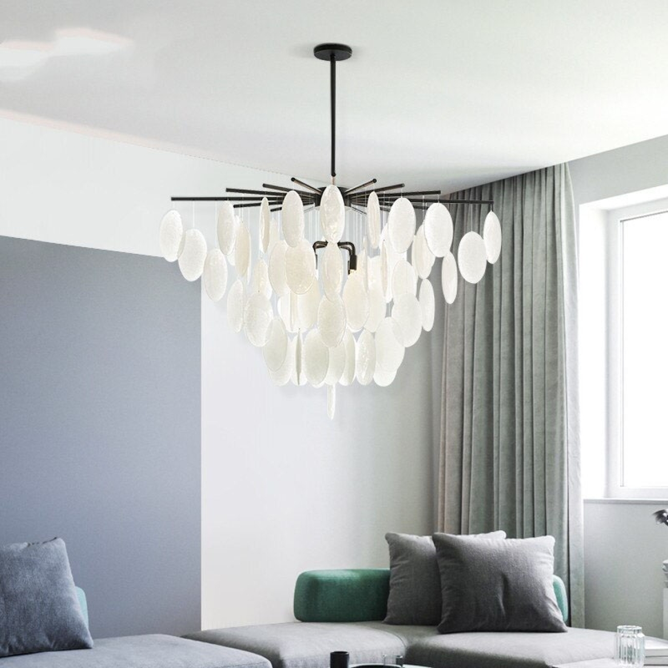 Потолочная люстра на штанге Ritta D68 Black By ImperiumLoft Ritta01 196784-23 — фото 6