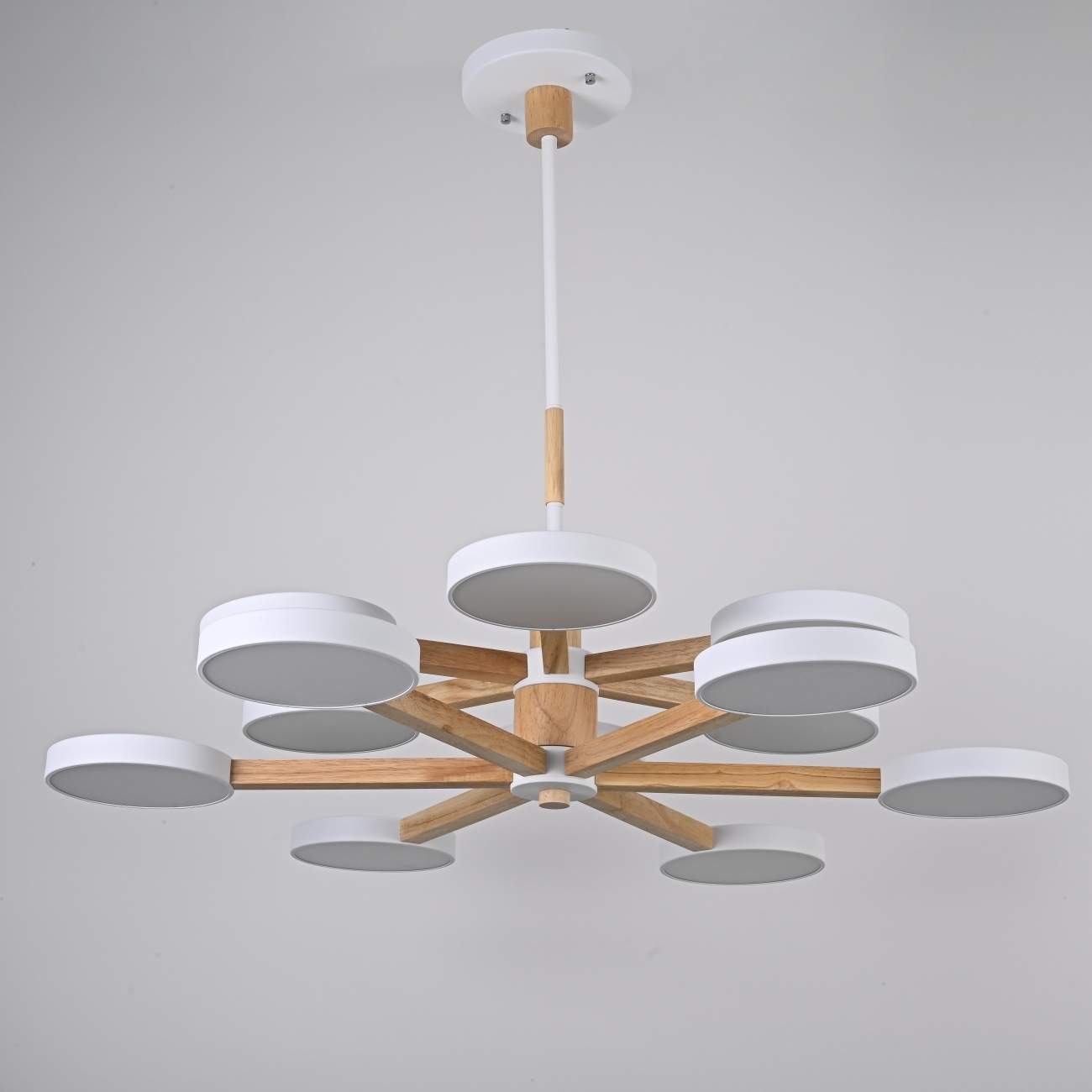Потолочная люстра LED на штанге Turna Dbl L12 White By ImperiumLoft Turna-Dbl01 (Умный дом, Алиса) 229080-26 — фото 9