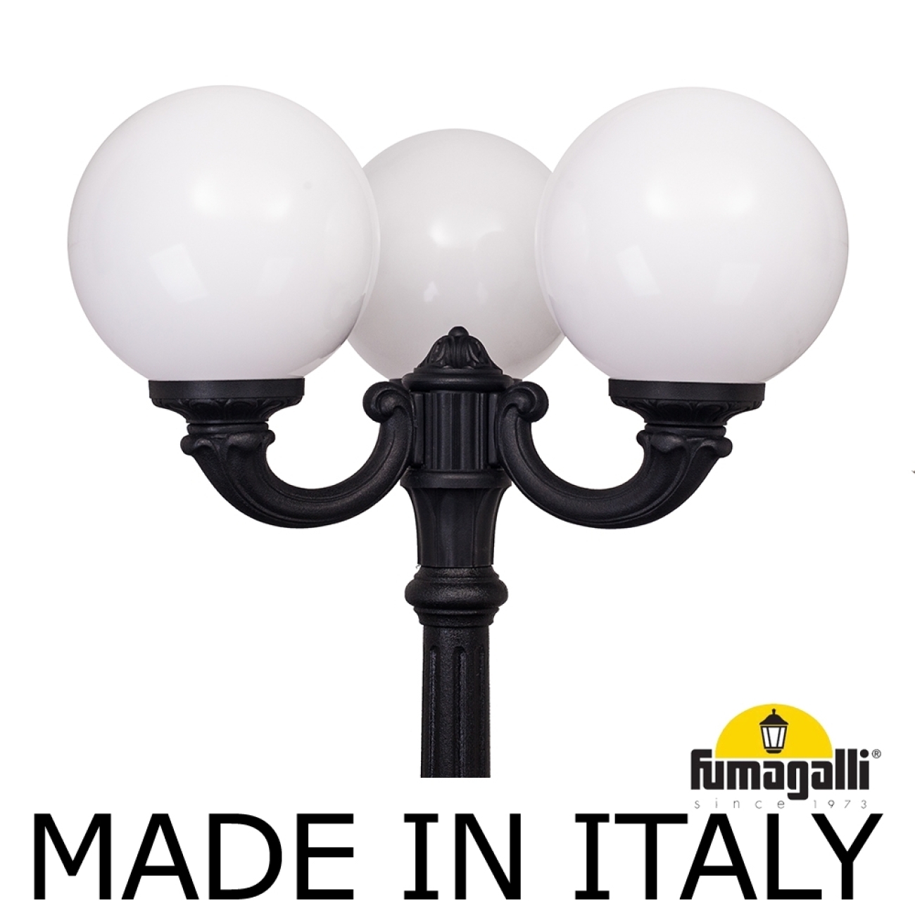 Наземный фонарь IP55 Fumagalli Globe 300 G30.205.R30.AYE27 шарики — фото 2