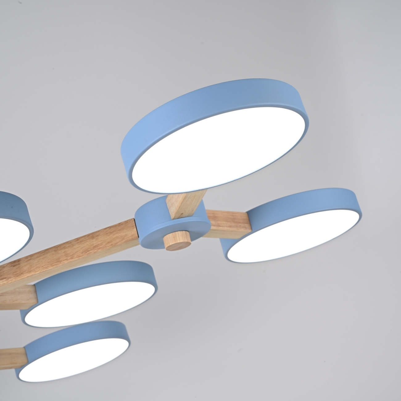 Потолочная люстра на штанге LED TURNA Голубой ImperiumLoft Turna-X01 (178302-26, Умный дом, WiFi, голосовое управление) — фото 5