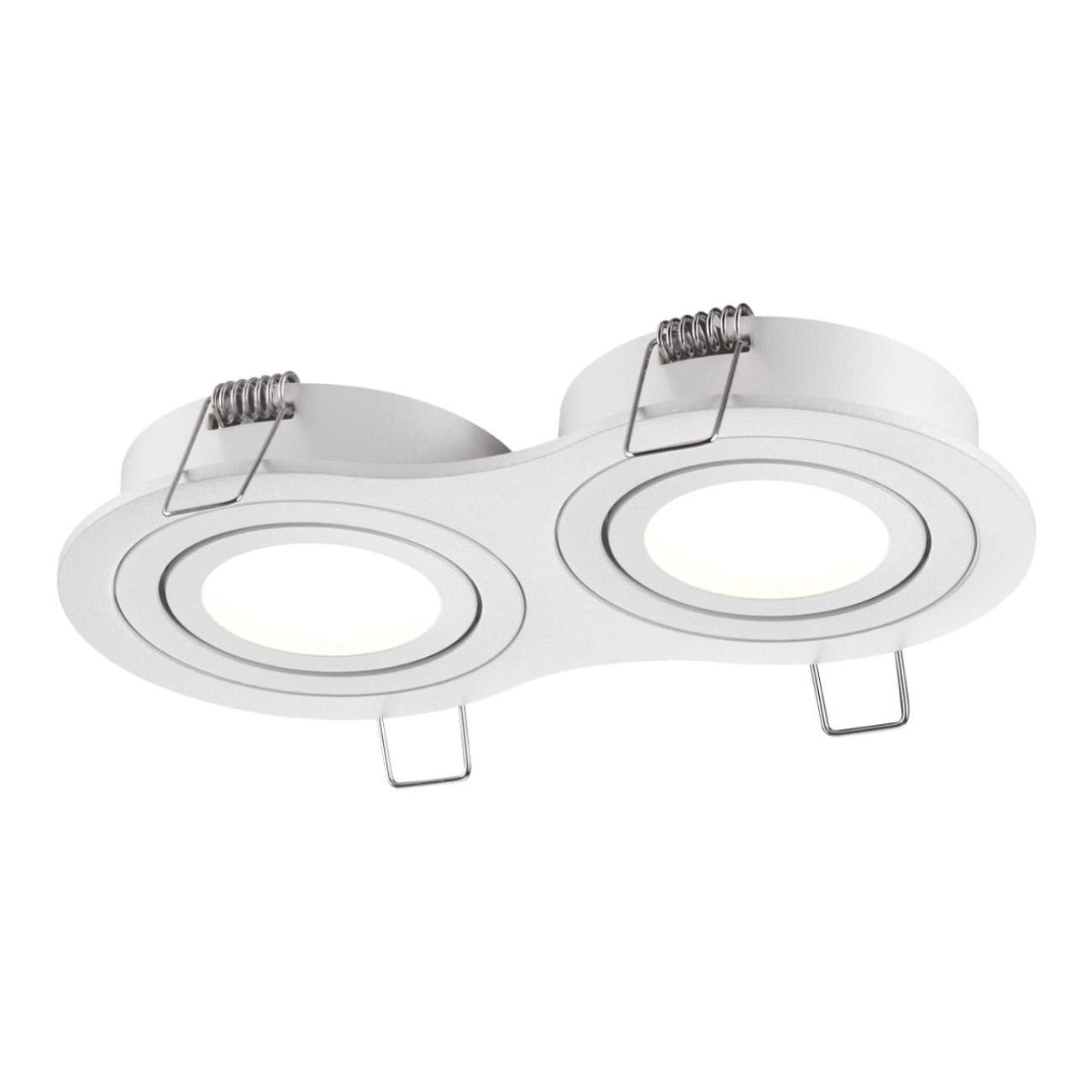 Светильник встраиваемый поворотный Novotech Morus 371023 белый IP20 GU10 2*50W 220-240V — фото 3